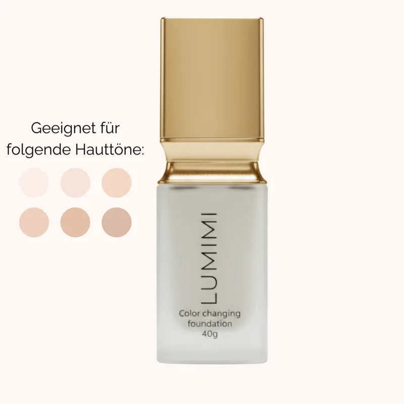 LUMIMI – farbanpassende Foundation NEUE EDITION lumimicosmetics.com 13