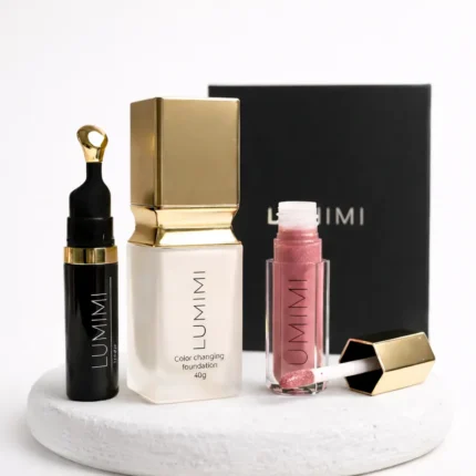 Color changing foundation + Universal concealer + Lip gloss lumimicosmetics.com