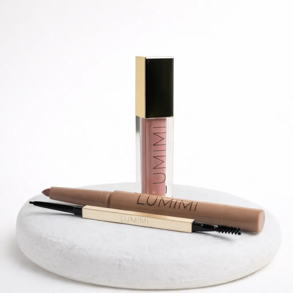 Lip liner + Lip gloss + Eyebrow pencil lumimicosmetics.com 12 Lip liner + Lip gloss + Eyebrow pencil lumimicosmetics.com 12