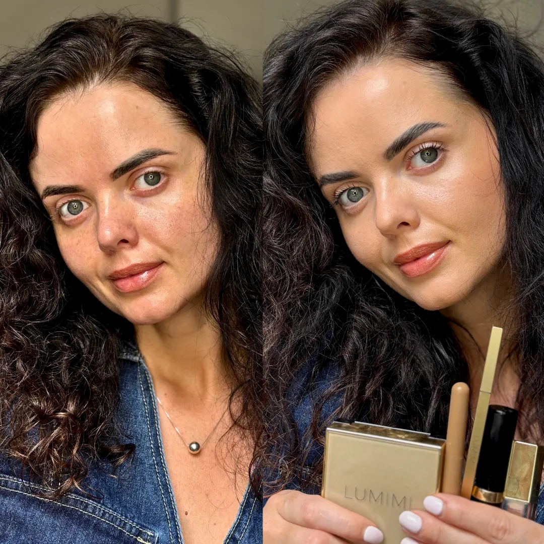 LUMIMI makeup results – before and after