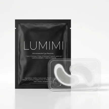 LUMIMI microneedle eye patch with peptides lumimicosmetics.com