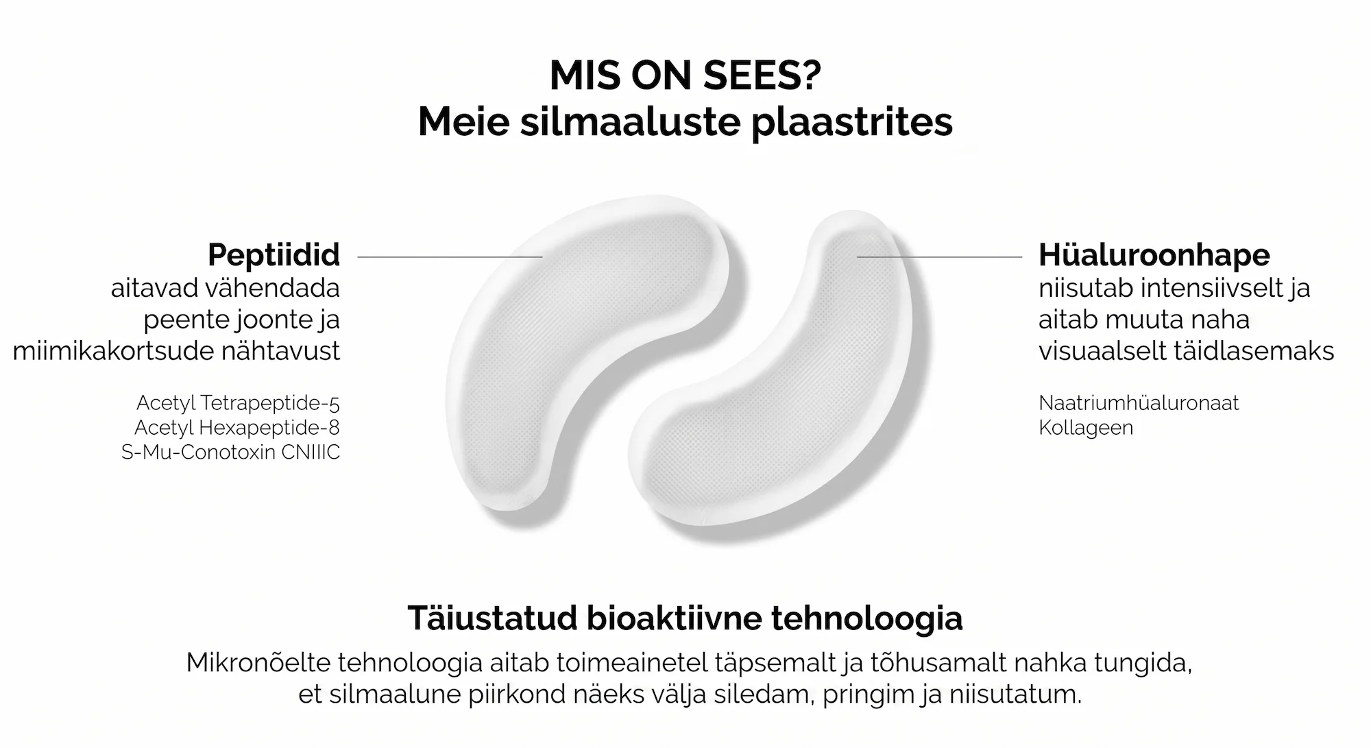 LUMIMI mikronõelaplaastrid