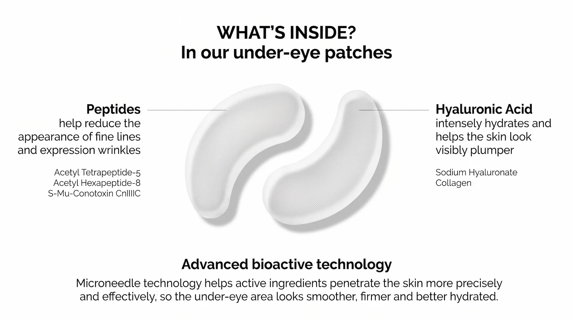 LUMIMI microneedle patches